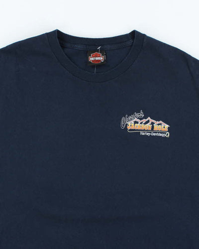 Vintage 2000's Harley Davidson Jackson's Hole Graphic T-Shirt - XL