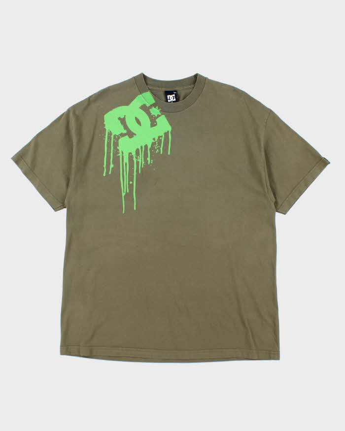 Vintage Y2K DC Shoe Co. Graffiti Graphic T-Shirt - XL