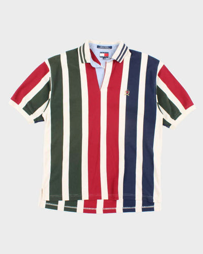 Vintage Tommy Hilfiger Striped Polo Shirt - L