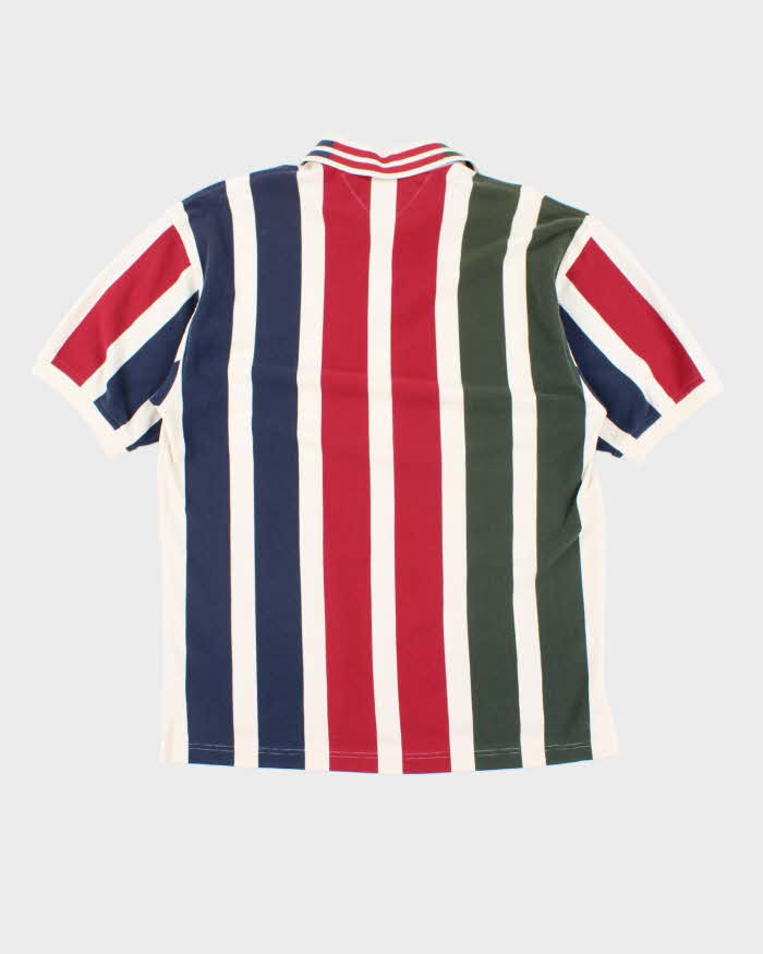 Vintage Tommy Hilfiger Striped Polo Shirt - L