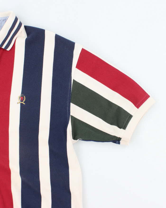 Vintage Tommy Hilfiger Striped Polo Shirt - L