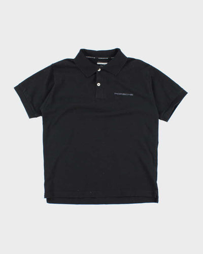 Vintage Y2K Porsche Embroidered Logo Polo Shirt - S