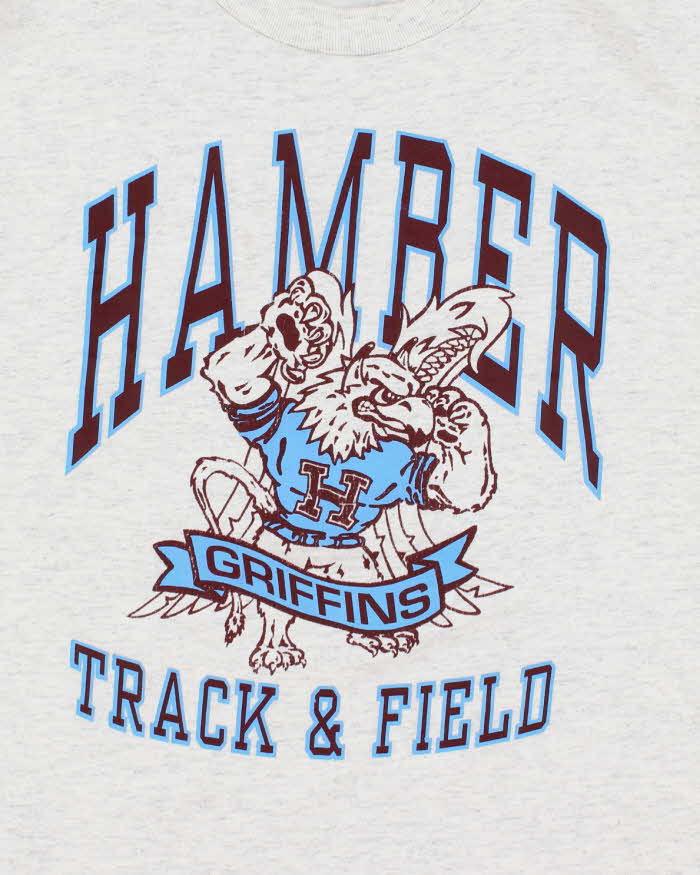 Vintage 90's Hamber Track & Field Griffins Graphic T-Shirt - L