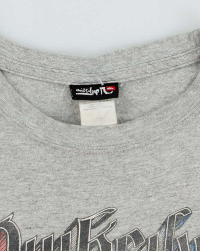 Vintage Y2K Quiksilver Gothic Graphic T-Shirt - L