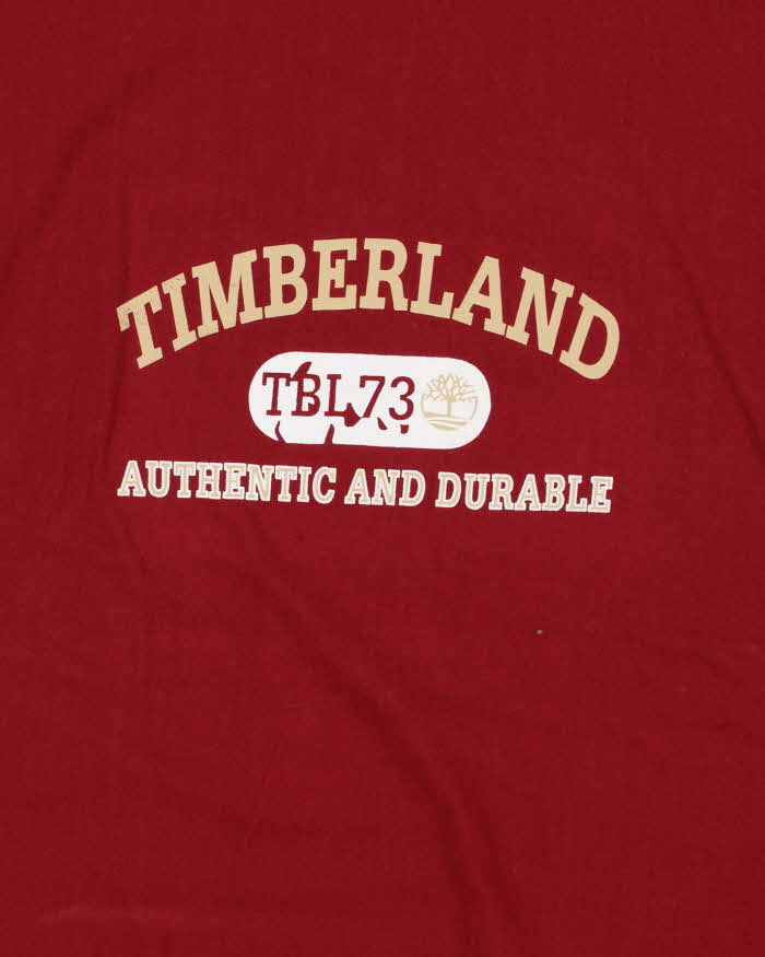 Vintage Y2K Timberland Weather Gear Oversized T-Shirt - XL