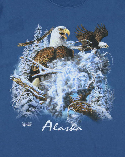 Vintage 2000's Eagle Alaska Graphic T-Shirt - L