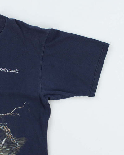 Vintage 90's Niagara Falls Canada Wolf Graphic T-Shirt - L