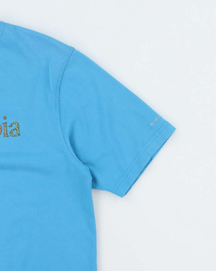Vintage Columbia Spell Out Graphic Omni-Wick T-Shirt - L