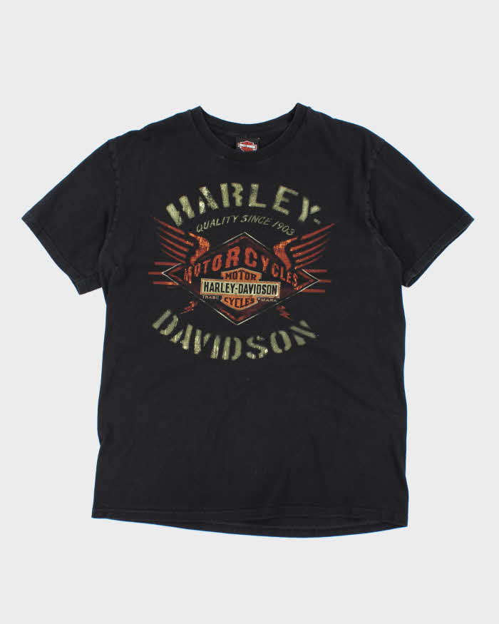 Vintage Y2k 00s Harley Davidson Graphic T-shirt - L
