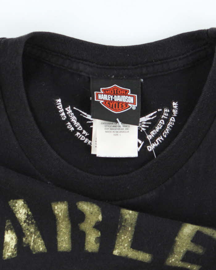 Vintage Y2k 00s Harley Davidson Graphic T-shirt - L