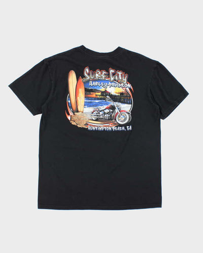 Vintage Y2k 00s Harley Davidson Graphic T-shirt - L