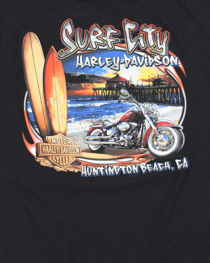 Vintage Y2k 00s Harley Davidson Graphic T-shirt - L