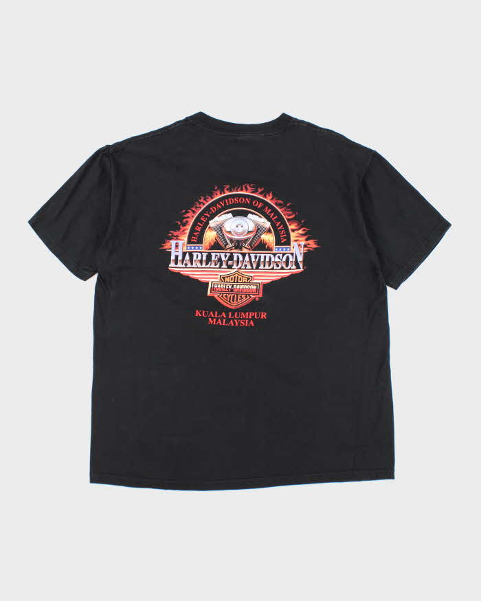 Vintage Y2k 00s Harley Davidson Graphic T-shirt - XL