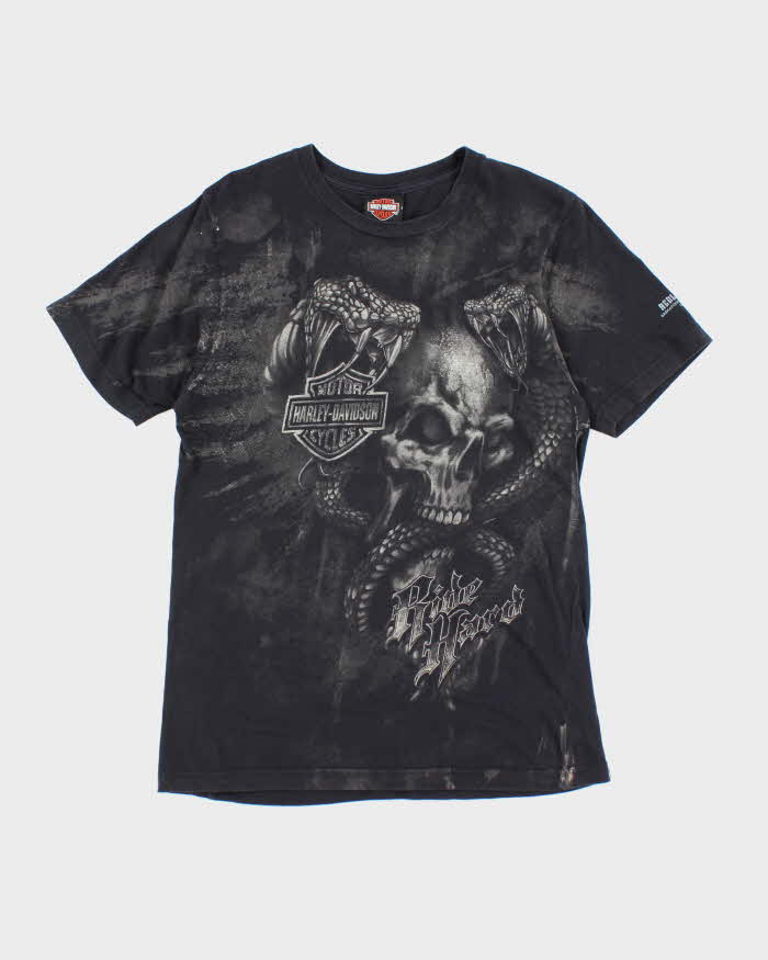 Vintage Y2k 00s Harley Davidson Graphic T-shirt - M