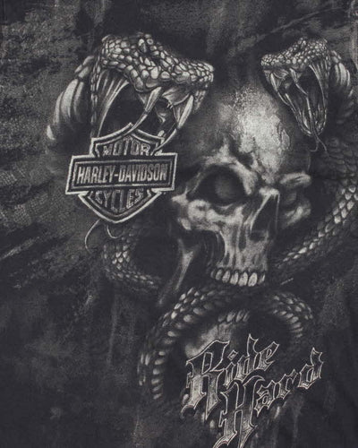 Vintage Y2k 00s Harley Davidson Graphic T-shirt - M