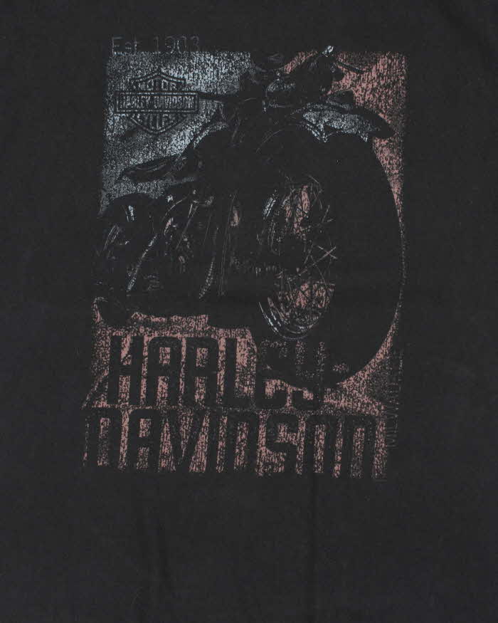 Vintage Y2k 00s Harley Davidson Graphic T-shirt - L