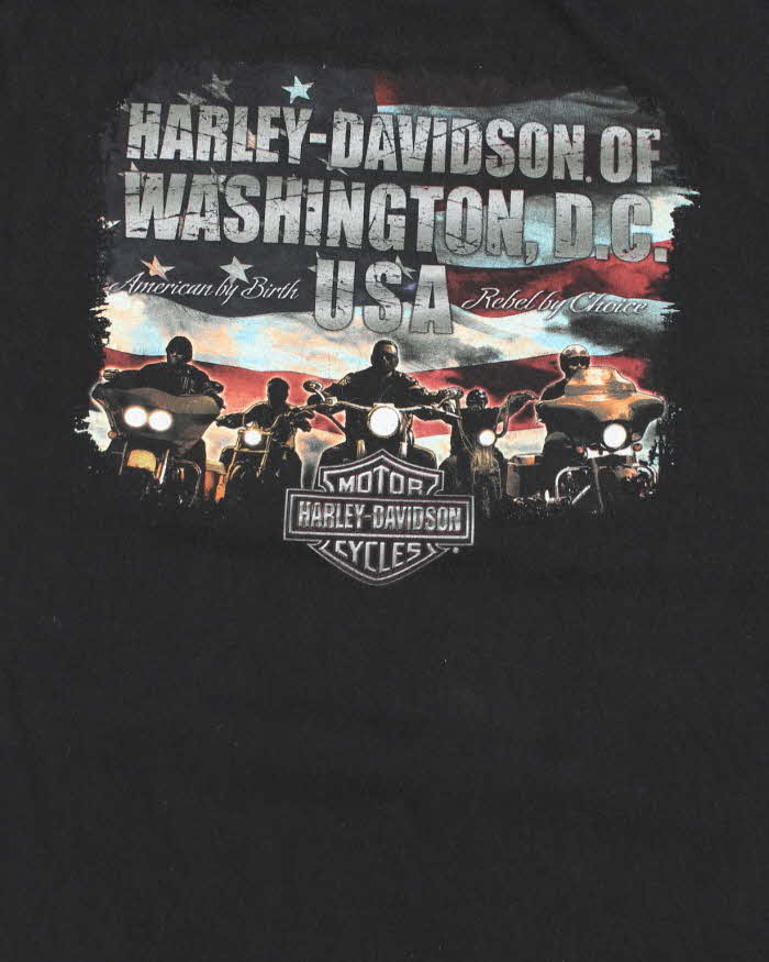 Vintage Y2k 00s Harley Davidson Graphic T-shirt - L