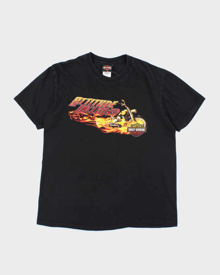 Vintage Y2k 00s Harley Davidson Graphic T-shirt - L