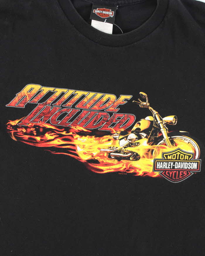 Vintage Y2k 00s Harley Davidson Graphic T-shirt - L