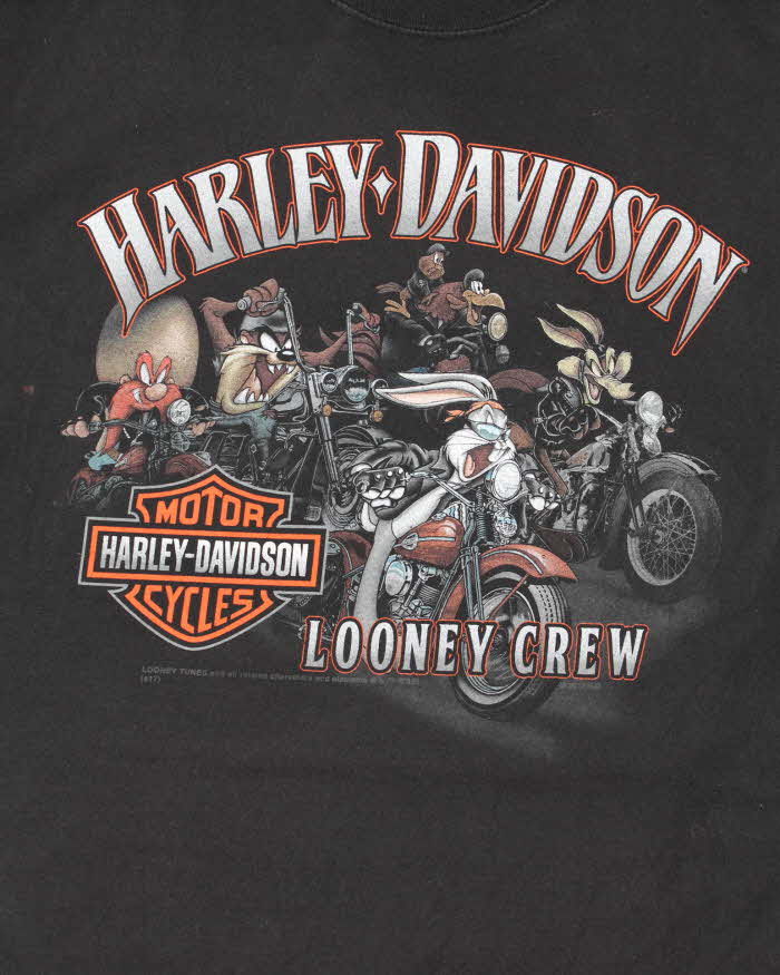 Vintage Y2k 00s Harley Davidson Graphic T-shirt - XXL