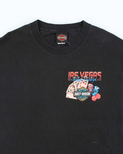 Vintage Y2k 00s Harley Davidson Graphic T-shirt - L