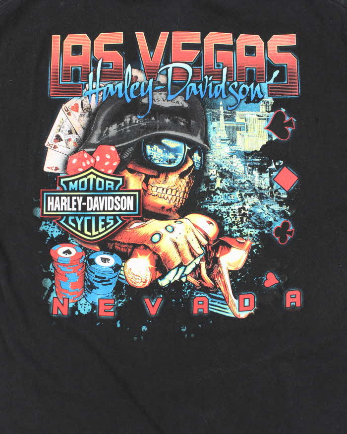 Vintage Y2k 00s Harley Davidson Graphic T-shirt - L