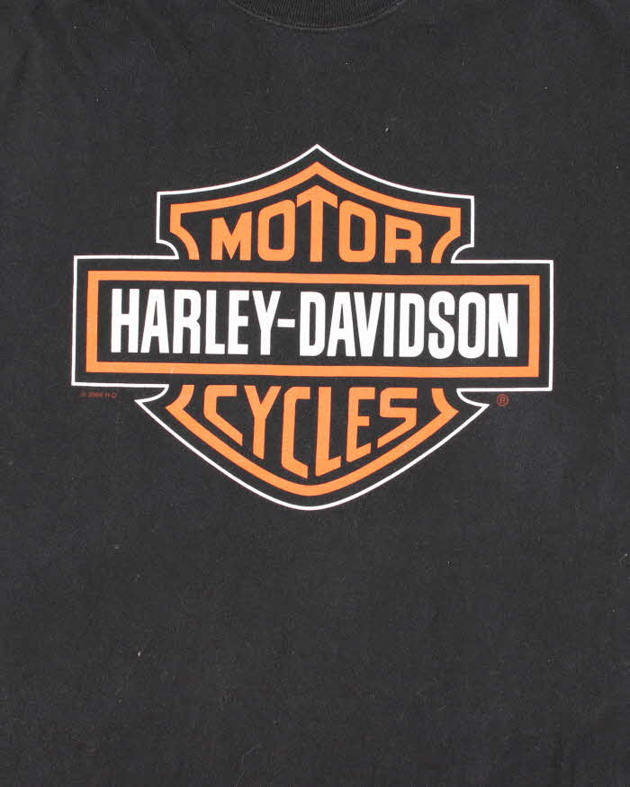 Vintage Y2k 00s Harley Davidson Graphic T-shirt - XXL
