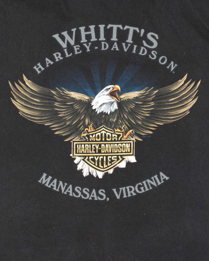 Vintage Y2k 00s Harley Davidson Graphic T-shirt - XXL