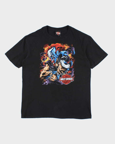 Vintage Y2k 00s Harley Davidson Graphic T-shirt - L