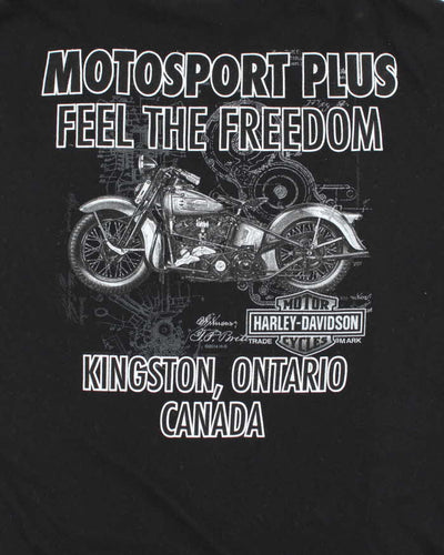 Vintage Y2k 00s Harley Davidson Graphic T-shirt - L