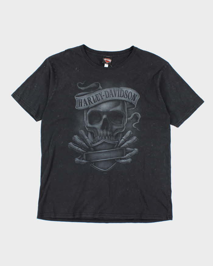 Vintage Y2k 00s Harley Davidson Graphic T-shirt - XL