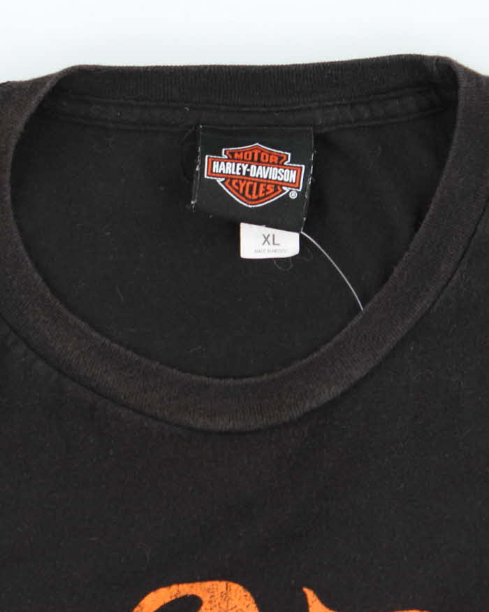 Vintage Y2k 00s Harley Davidson Graphic T-shirt - XL