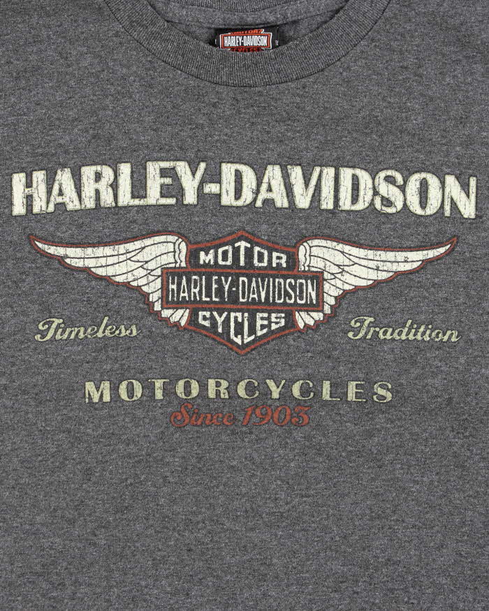 Vintage Y2k 00s Harley Davidson Graphic T-shirt - L