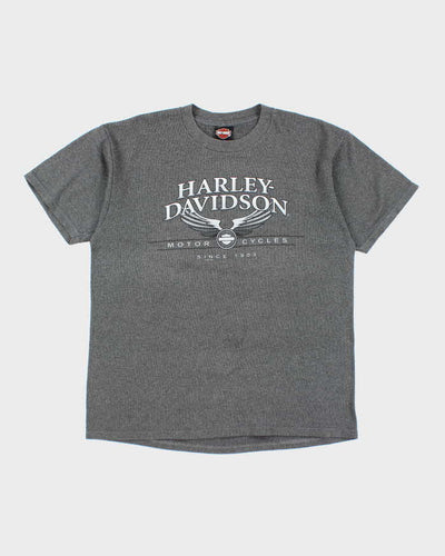 Vintage Y2k 00s Harley Davidson Waffle T-shirt - L