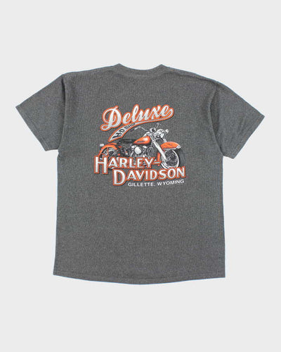 Vintage Y2k 00s Harley Davidson Waffle T-shirt - L