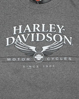 Vintage Y2k 00s Harley Davidson Waffle T-shirt - L