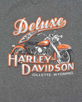 Vintage Y2k 00s Harley Davidson Waffle T-shirt - L