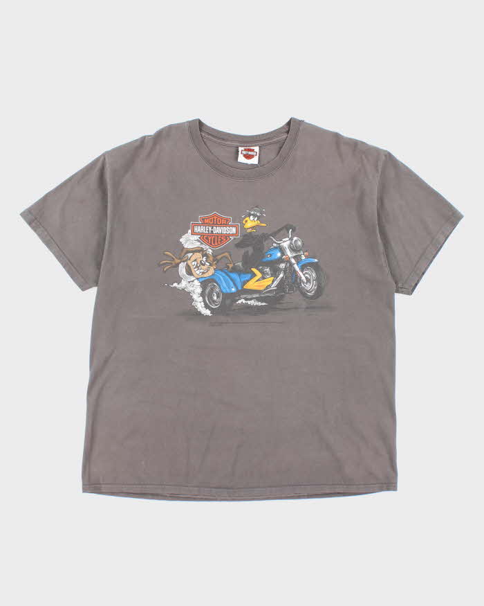 Vintage Y2k 00s Harley Davidson Looney Tunes T-shirt - XL