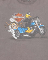 Vintage Y2k 00s Harley Davidson Looney Tunes T-shirt - XL