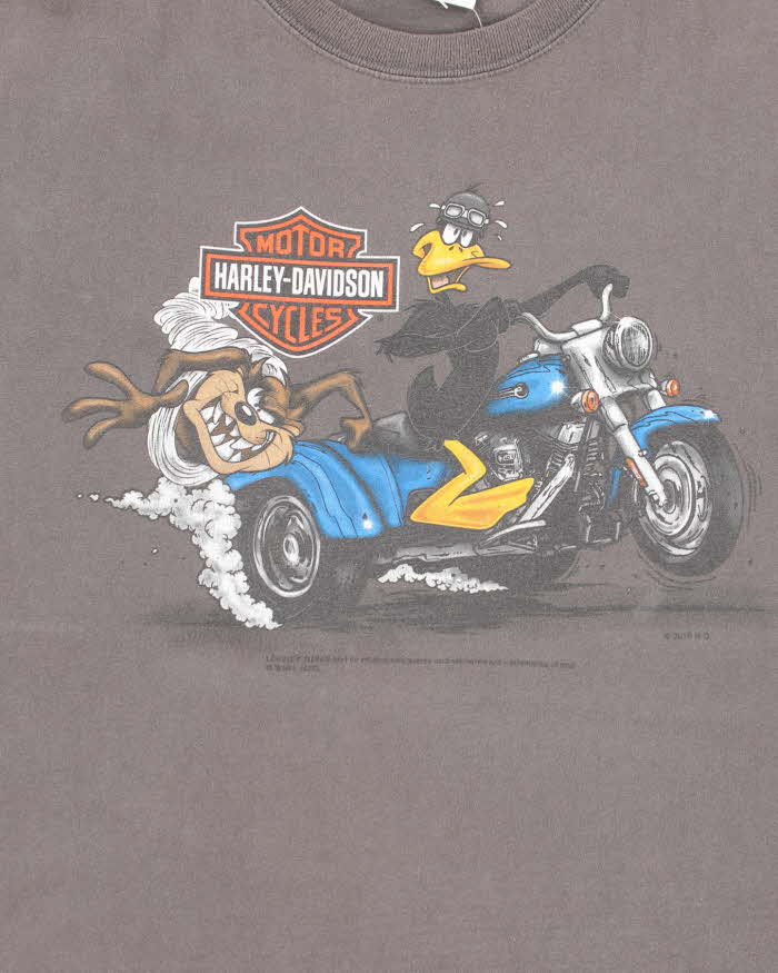 Vintage Y2k 00s Harley Davidson Looney Tunes T-shirt - XL