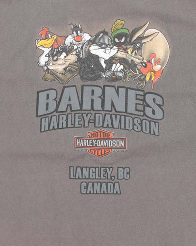 Vintage Y2k 00s Harley Davidson Looney Tunes T-shirt - XL