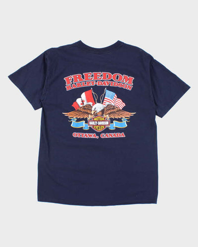 Vintage Y2k 00s Harley Davidson Graphic T-shirt - L