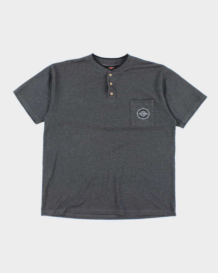 Vintage Y2k 00s Harley Davidson Polo Shirt - XL