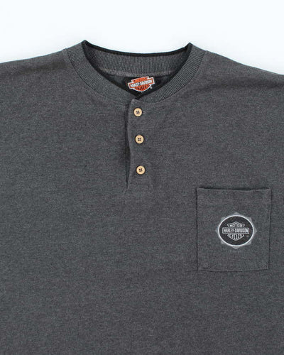 Vintage Y2k 00s Harley Davidson Polo Shirt - XL