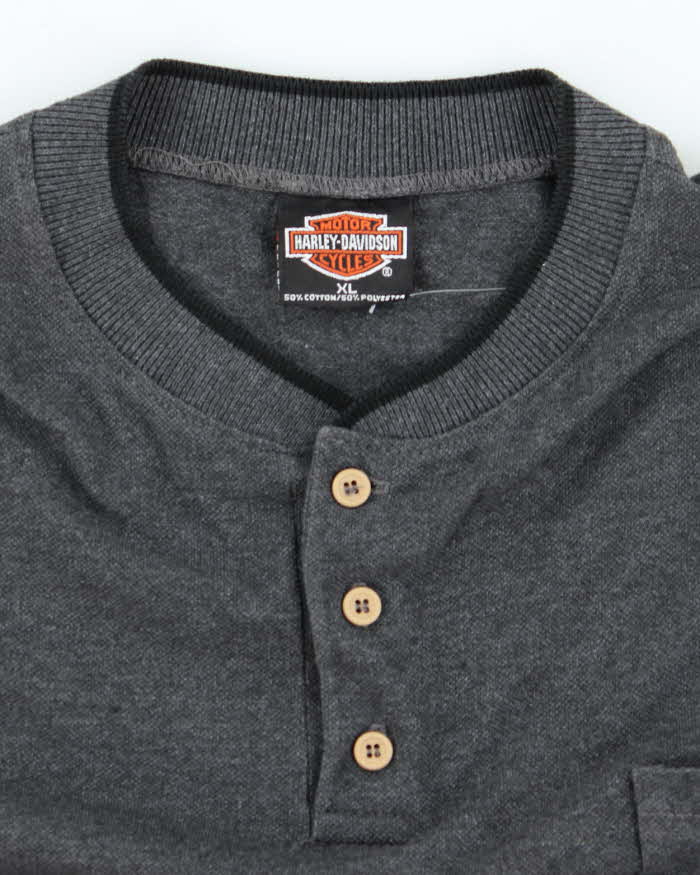 Vintage Y2k 00s Harley Davidson Polo Shirt - XL