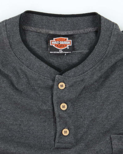 Vintage Y2k 00s Harley Davidson Polo Shirt - XL