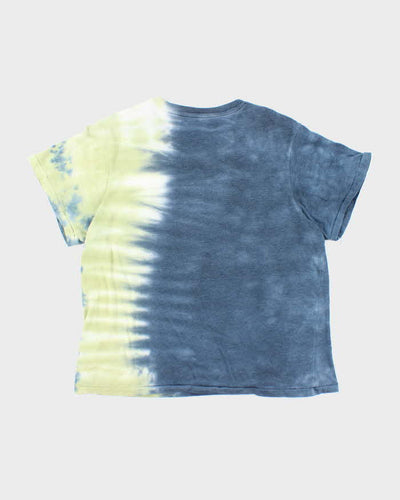 Vintage Y2K Ed Hardy Tie-Dye Tribal Style T-Shirt - XL
