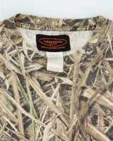 Vintage Y2K All Over Print Camouflage Pocket T-Shirt - M