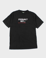 Vintage 90's Single Stitch Funny Slogan T-Shirt - L