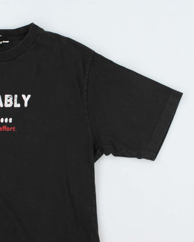 Vintage 90's Single Stitch Funny Slogan T-Shirt - L